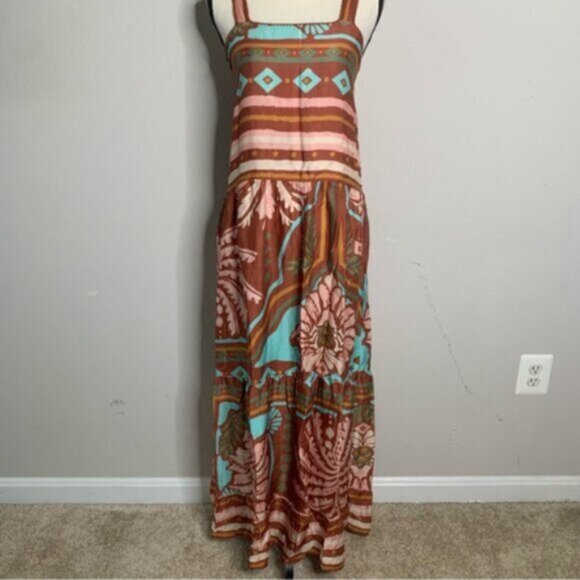 NWT Maaji Garden Engraving Adelina Boho Maxi Dress - Picture 10 of 15